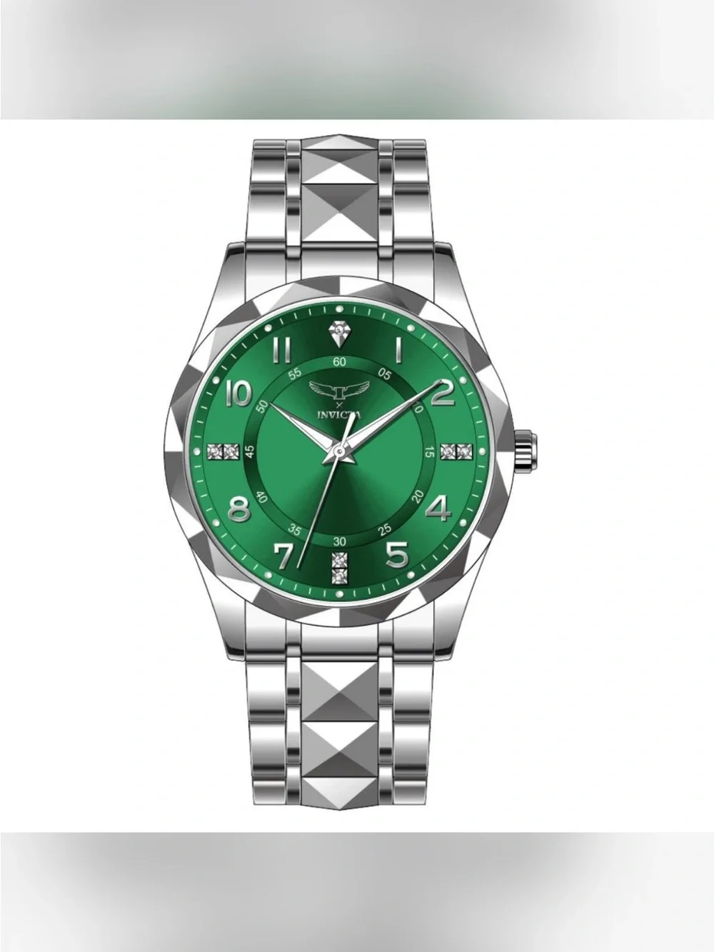 New Invicta Men’s Steel Green 41mm Watch